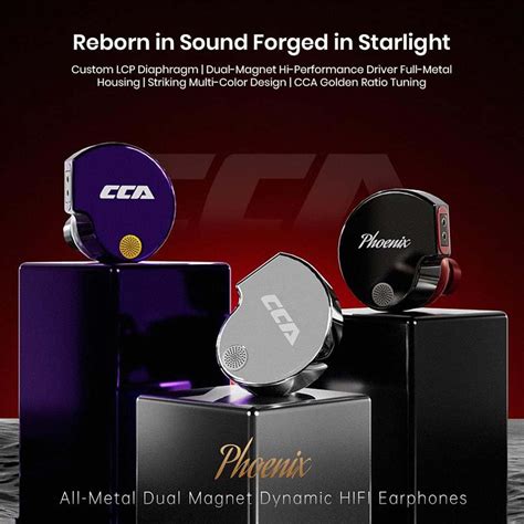 CCA Phoenix IEM – Dual-Magnet Driver, Studio-Grade Sound