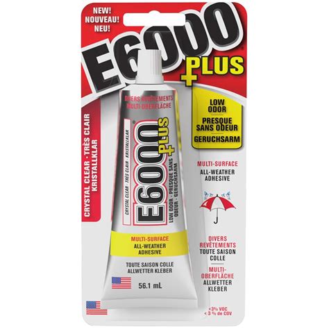 E6000 570120 Clear 1.9 Fl Oz Plus Multipurpose Adhesive-1.9oz : Amazon ...