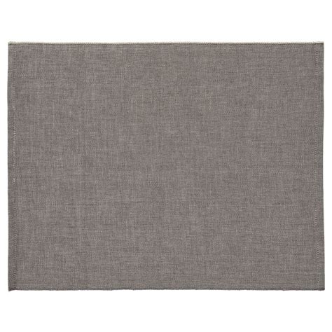 SVARTSENAP place mat, grey, 35x45 cm (14x18") - IKEA