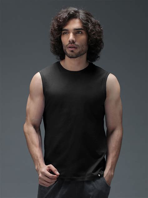 Buy Solids Vest: Midnight Black Online.