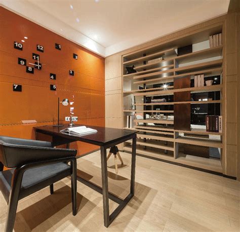 木元素营造宁和氛围 ，85平米两房一厅装修效果图-中国木业网