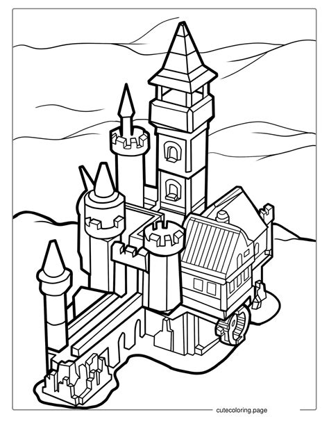 Castle Coloring Pages 的图像结果