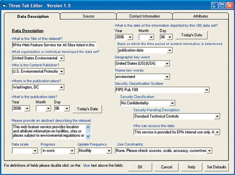 Metadata Editor 的图像结果