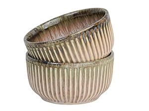 Bodhi House Ceramic Deep Serving Bowls Set of 2 | 800ml Multipurpose ...