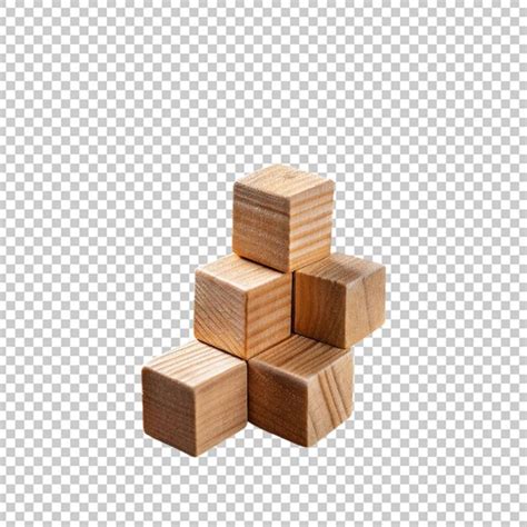 Wooden building blocks | Premium AI-generated PSD