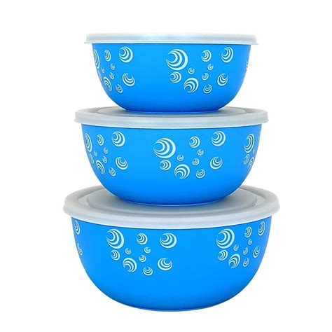 Buy Zaib Stainless Steel Micrwoave Safe Containers with Lid for Kitchen ...