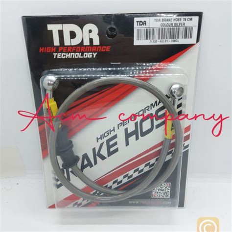 Jual TDR RACING Kabel Selang Rem Depan Honda Sonic 150R - Jakarta Barat ...
