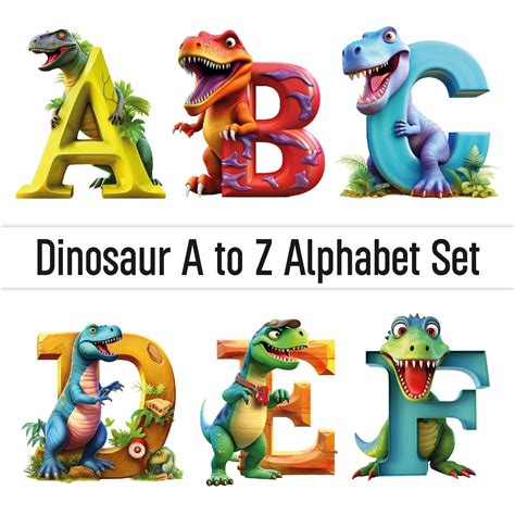 Dinosaur Clipart Png Dinosaur Font Dinosaur Letters Alphabet Png Decorative Doodle Letters ...