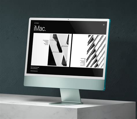 iMac Psd Mockup Scene Presentation Showcase | Pixeden Club