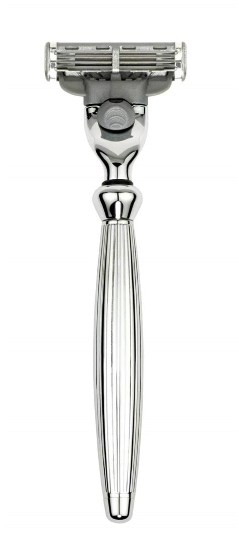 Edwin Jagger Bulbous Gillette Mach3 Turbo Lined Chrome Razor : Amazon ...