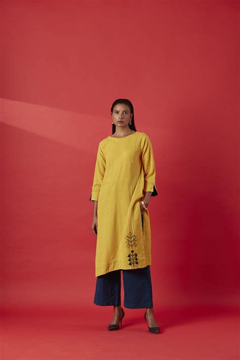 A-Line Khaddar Cotton Kurta