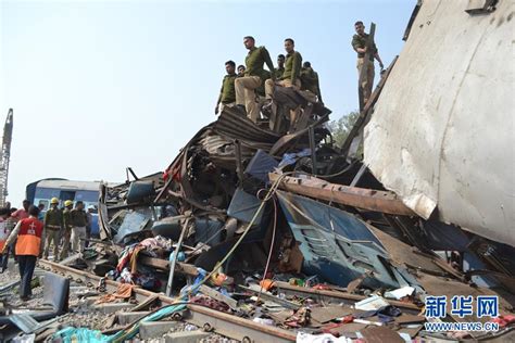 印度北方邦火车脱轨事故已造成103人死亡（组图）-新华网