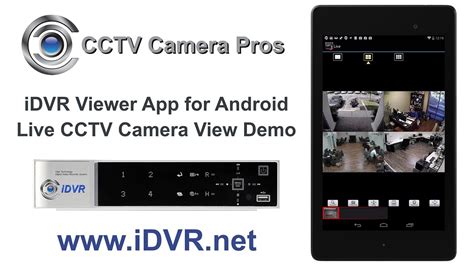 iPad CCTV App for iDVR Video Surveillance Recorders