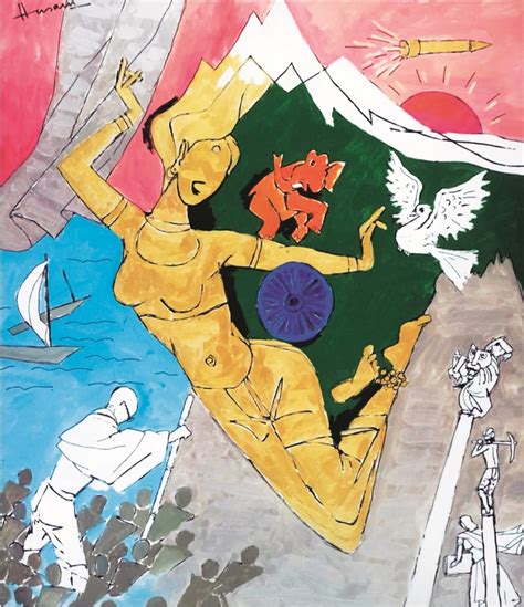 The maverick and his art: MF Husain across six decades | Eye News - The Indian Express