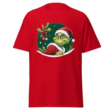 Grinch Christmas T-shirt, Funny Grinch Tee, Cozy Grinch Shirt, Winter ...