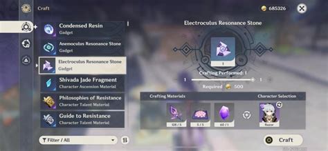 Electroculus Resonance Stone Recipe: How To Get & Craft