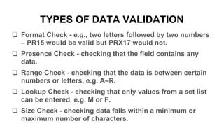 Image result for How to Validate Data in Database