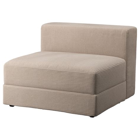 JÄTTEBO 1,5-seat module with storage, Samsala grey-beige - IKEA