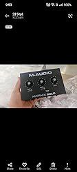 M-Audio M-Track Solo – USB Audio Interface for Recording, Streaming and ...