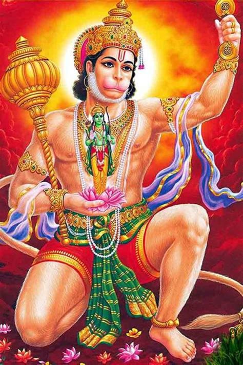 Lord Hanuman Religious Waterproof Vinyl Sticker Poster || can1883-1 ...