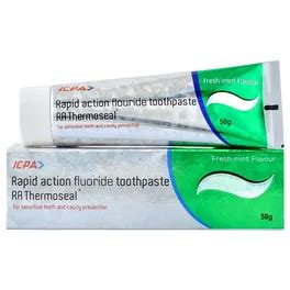 Buy RA Thermoseal Rapid Action Fluoride Fresh Mint Flavour Toothpaste ...
