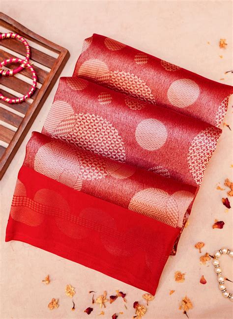 Organza Silk Saree – Vandana Sarees