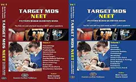 TARGET MDS NEET Pattern Question Bank 2 Vol Set Book: Buy TARGET MDS ...