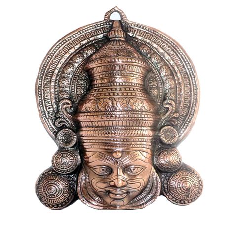 SsMart Black Metal Wall Hanging Showpiece Kathakali Mask Wall Hanging ...