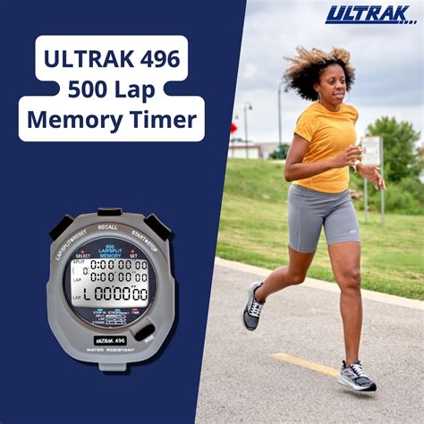 Stop 500 X Cronometro Ultrak 495-100 - Doppio Split, Memoria, Timer ...