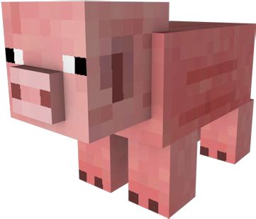 Minecraft Transparent Background - Minecraft Pig No Background (500x500 ...