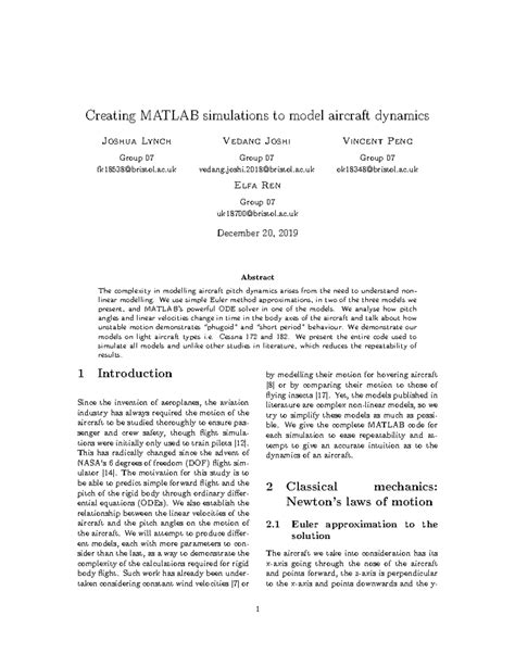 Image result for Aircraft Performance Model in MATLAB