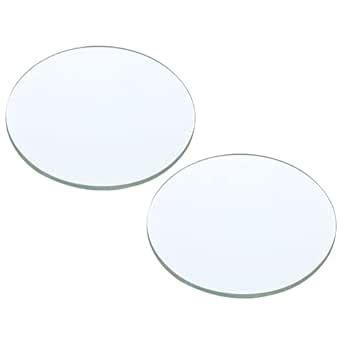PATIKIL 8" (200mm) Focal Length Double Convex Lens, 2 Pack 75mm ...
