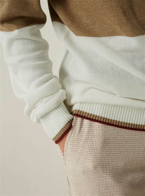 Buy Hazel Vanilla Pullover | Casual Khaki Solid Pullovers for Men ...