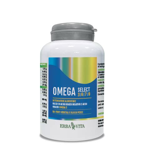 Omega Selec 3,6,7,9: wellbeing for your body | Erba Vita