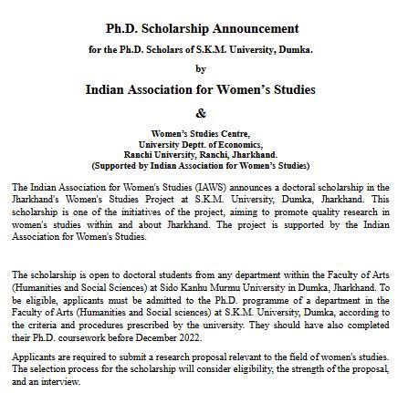Indian Association for Womens Studies - IAWS