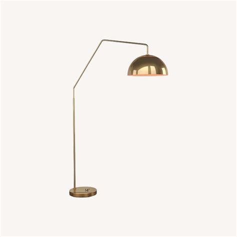 West Elm Sculptural Overarching Floor Lamp - AptDeco