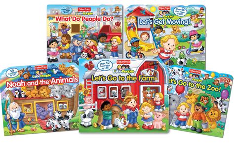 Fisher-Price Little People Lift the Flap Library 2 | Book by Marina ...
