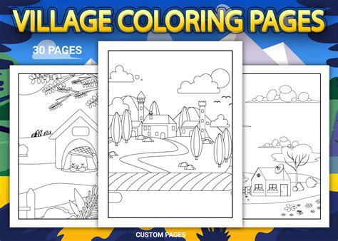 Village Coloring Pages