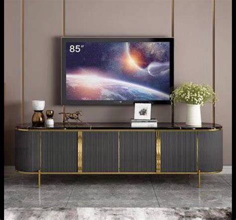Stylish Stainless Steel TV Cabinet Unit - 60"x20"x15" – V Home Decor