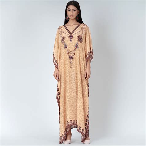 Yellow Pearl Full Length Kaftan – First Resort by Ramola Bachchan