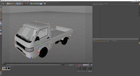 3D White Carry Truck by Suzuki Simplified model | 3D Molier International