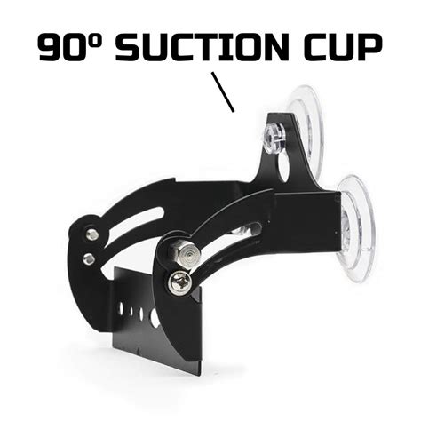 90 Suction Cup Bracket For SpeedTech Lights Striker Series Strobe Deck ...