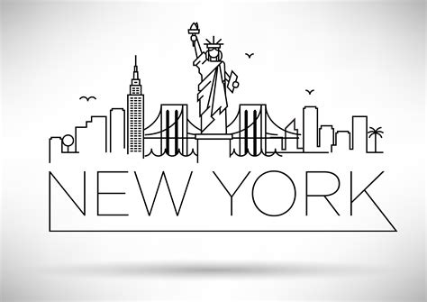 Drawing New York City Skyline - Drawing Tips Guide