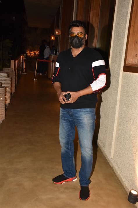 R Madhavan Stepped Out Wearing Balenciaga Speed Clear Sole Sneakers
