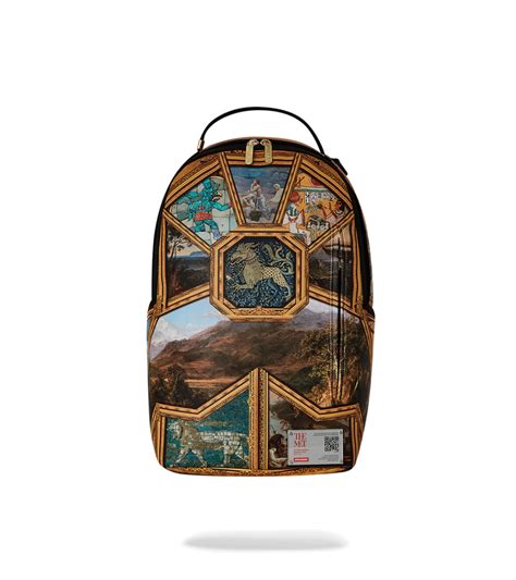 Backpack Met x Sprayground Met Frame Shark Multicolor Unisex