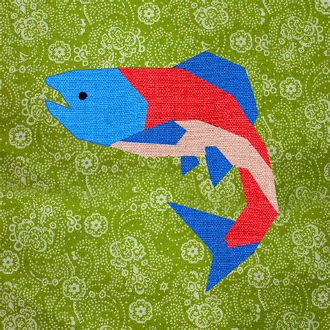 Image result for Paper Pieced Fish Pattern