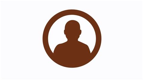 Flat vector icon of a disabled person inclusive design concept ...