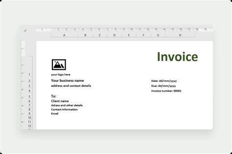 Image result for How to Create an Invoice in Excel