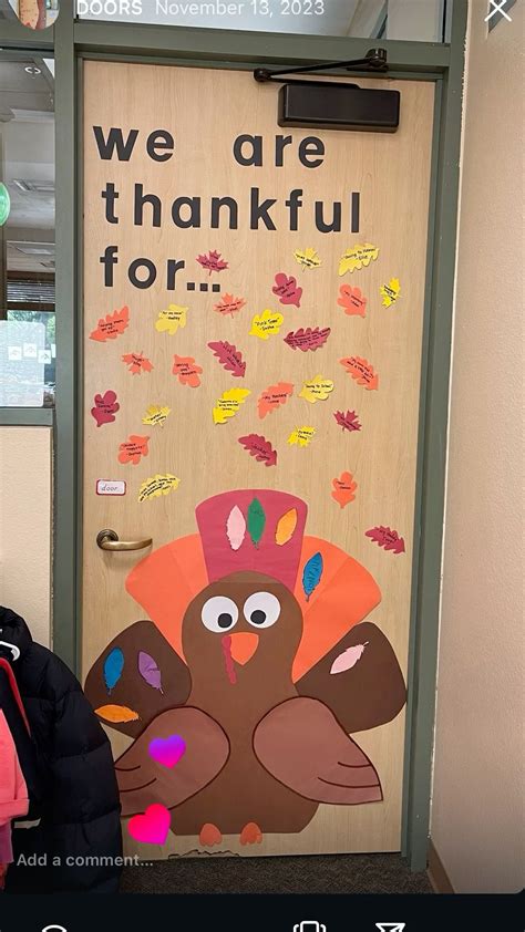 Thanksgiving Door | Thanksgiving door decorations classroom ...