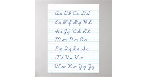 Cursive Script Poster 的图像结果